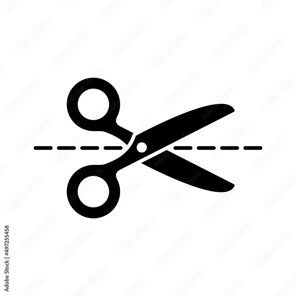 Scissor, cut Icon Logo Design Vector Template Illustration Scissor, cut Icon Logo Design Vector Template Illustration