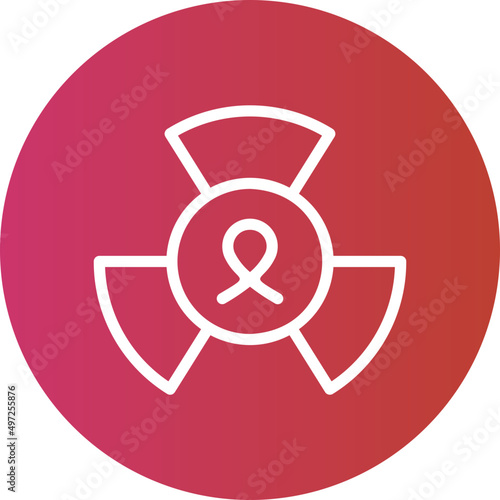 radioactive gradient icon