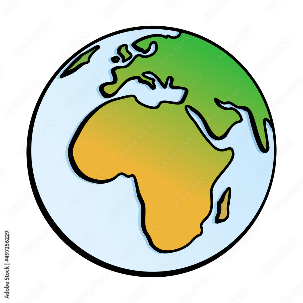 vector earth planet globe icon graphic vector earth planet globe icon graphic
