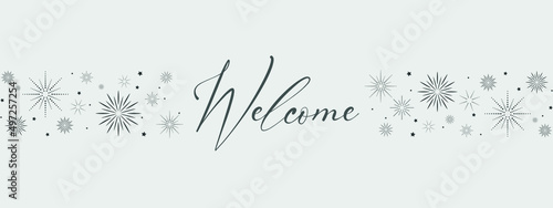 welcome sign