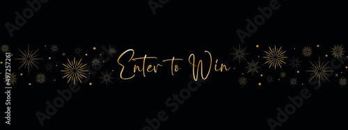 enter to win sign 