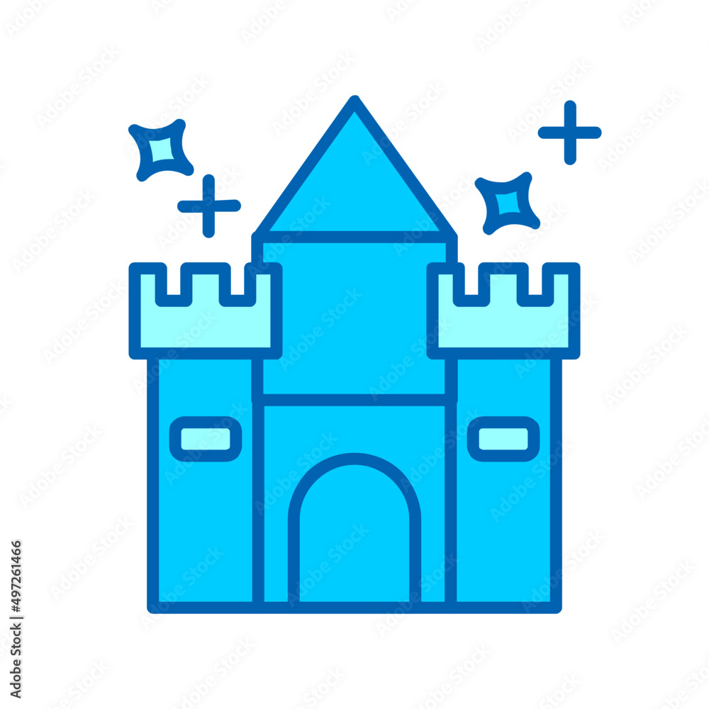 Castle Vector Icon Castle Vector Icon