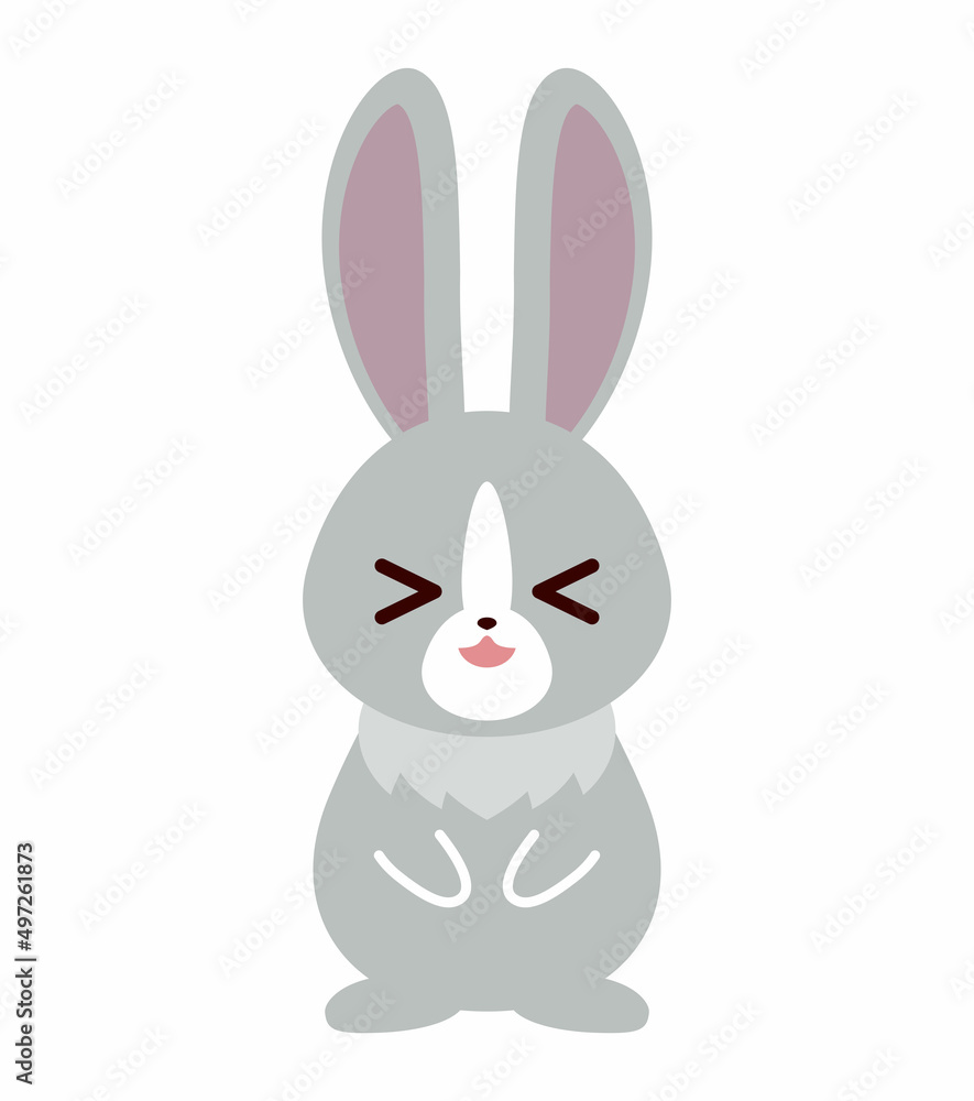 Obraz premium ウサギ 笑顔