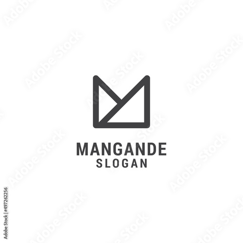  Initial m logo icon design template.premium vector