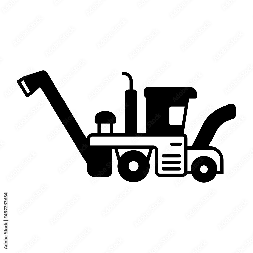 Wheat Threshing machine Concept Vector Icon Design, Agricultural machinery Symbol, Industrial agriculture Vehicles Sign, Farming equipment Stock illustration Wheat Threshing machine Concept Vector Icon Design, Agricultural machinery Symbol, Industrial agriculture Vehicles Sign, Farming equipment Stock illustration