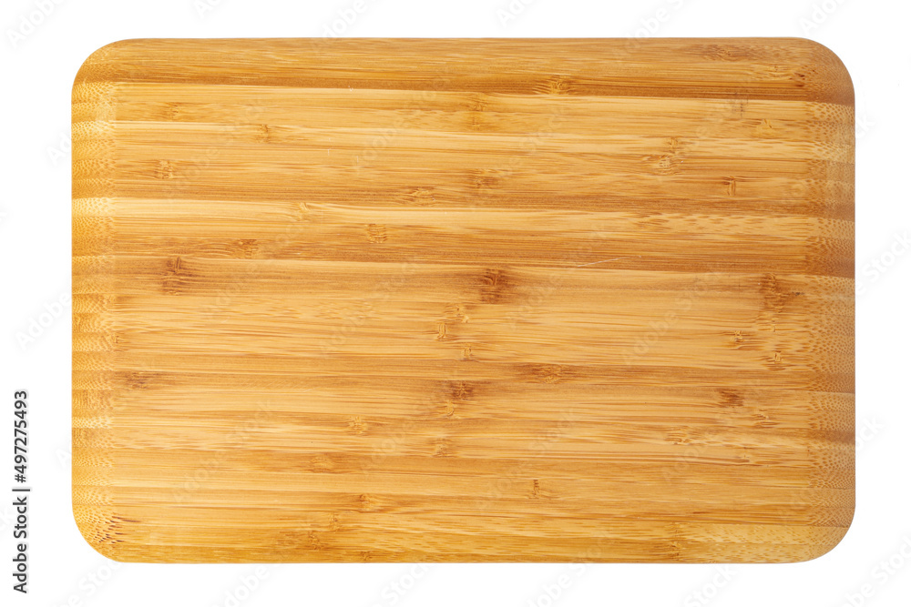 Wooden board isolated on white background, close up Wooden board isolated on white background, close up