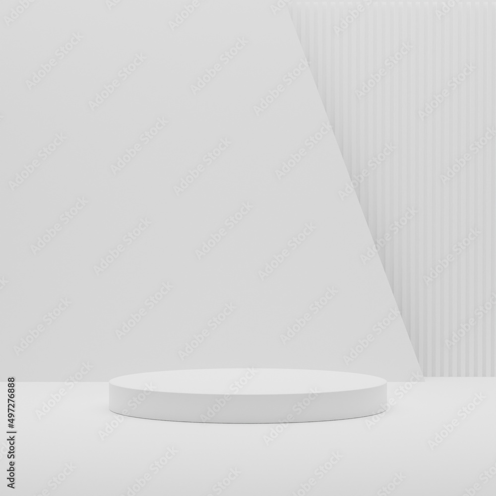 white cylinder display abstract minimal geometric podium product package mock up presentation show cosmetic stage pedestal platform studio background. 3d rendering. white cylinder display abstract minimal geometric podium product package mock up presentation show cosmetic stage pedestal platform studio background. 3d rendering.