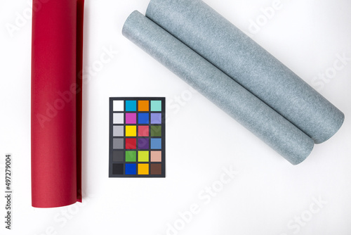 Color checker, wroznik kolorów w pracowni wzorcowej © mana_studio
