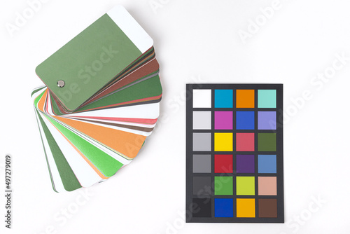 Color chacker, tester kolorów i paleta barw, wzornik kolorów © mana_studio