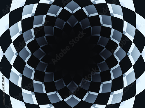 Abstract optical illusion vector background