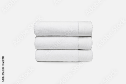Cotton towel, quality cotton towel, colored towel, shower towel, face towel, photo towel on a white background
