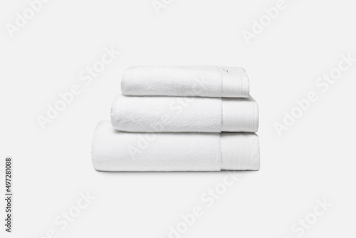 Cotton towel, quality cotton towel, colored towel, shower towel, face towel, photo towel on a white background