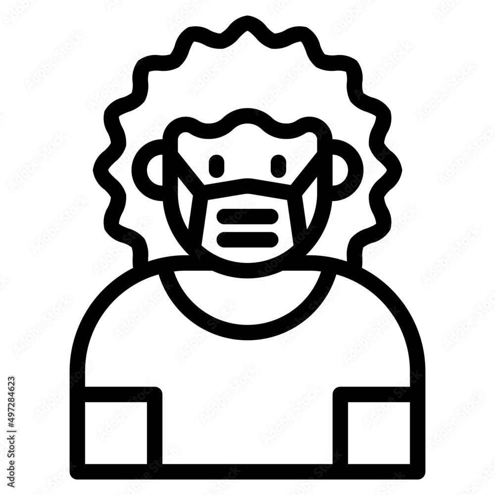 boy outline style icon boy outline style icon