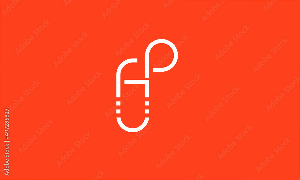 initials alphabet logo icon vector GP PG initials alphabet logo icon vector GP PG
