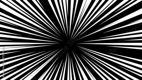 白色の線の集中線のベクター素材