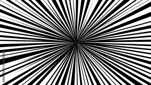 白色の集中線のベクター素材