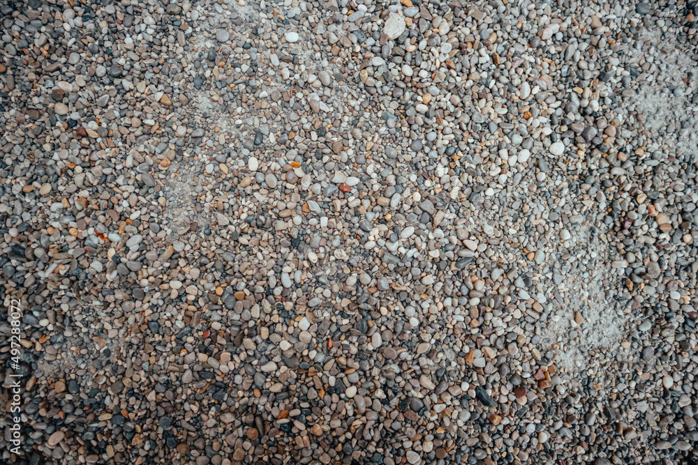 Pebble stone background. Tourist attraction in Germany Pebble stone background. Tourist attraction in Germany