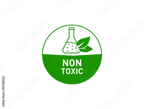 non toxic icon vector illustration 