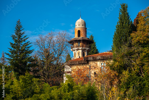 Rafut Villa built in 1912-1914 and after WWI rebuilt 1928-1929 now abandoned and in ruins photo