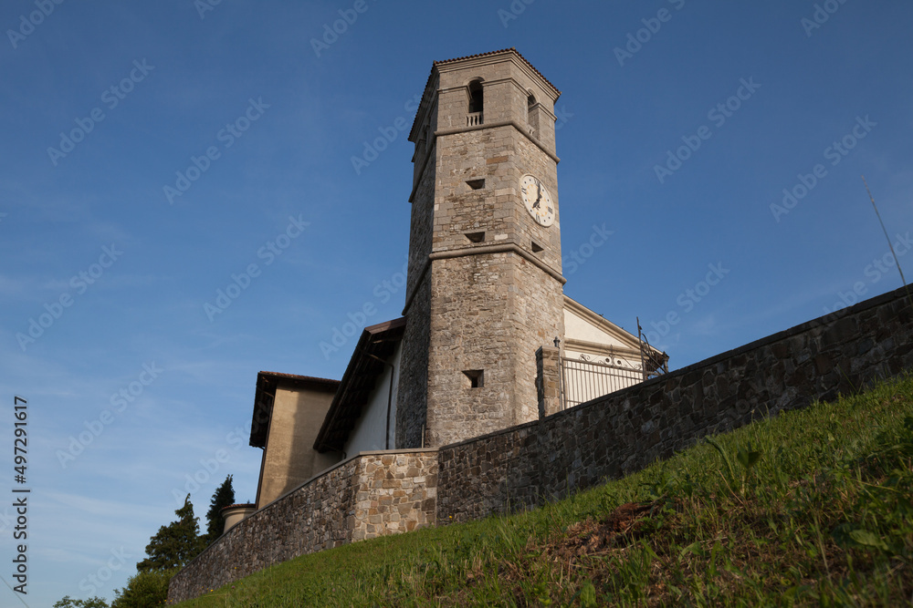 Ancient parish church and Castle of Buja - Udine