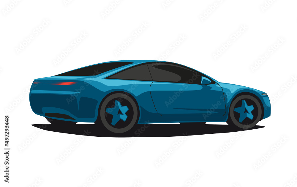Blaues Auto
