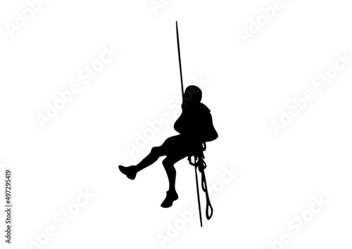 climbing rope photo