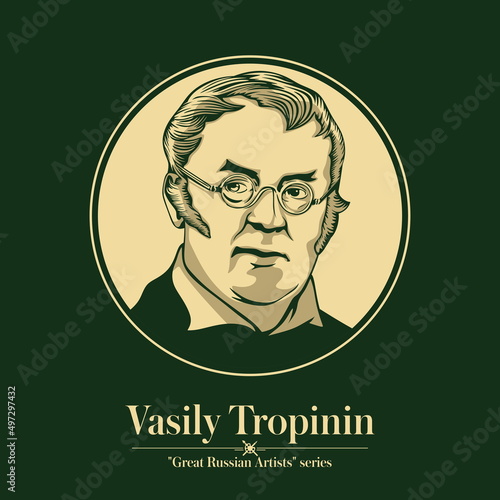 Great Russian artist. Vasily Tropinin was a Russian Romantic painter. Much of his life was spent as a serf; he didn't attain his freedom until he was more than forty years old.
