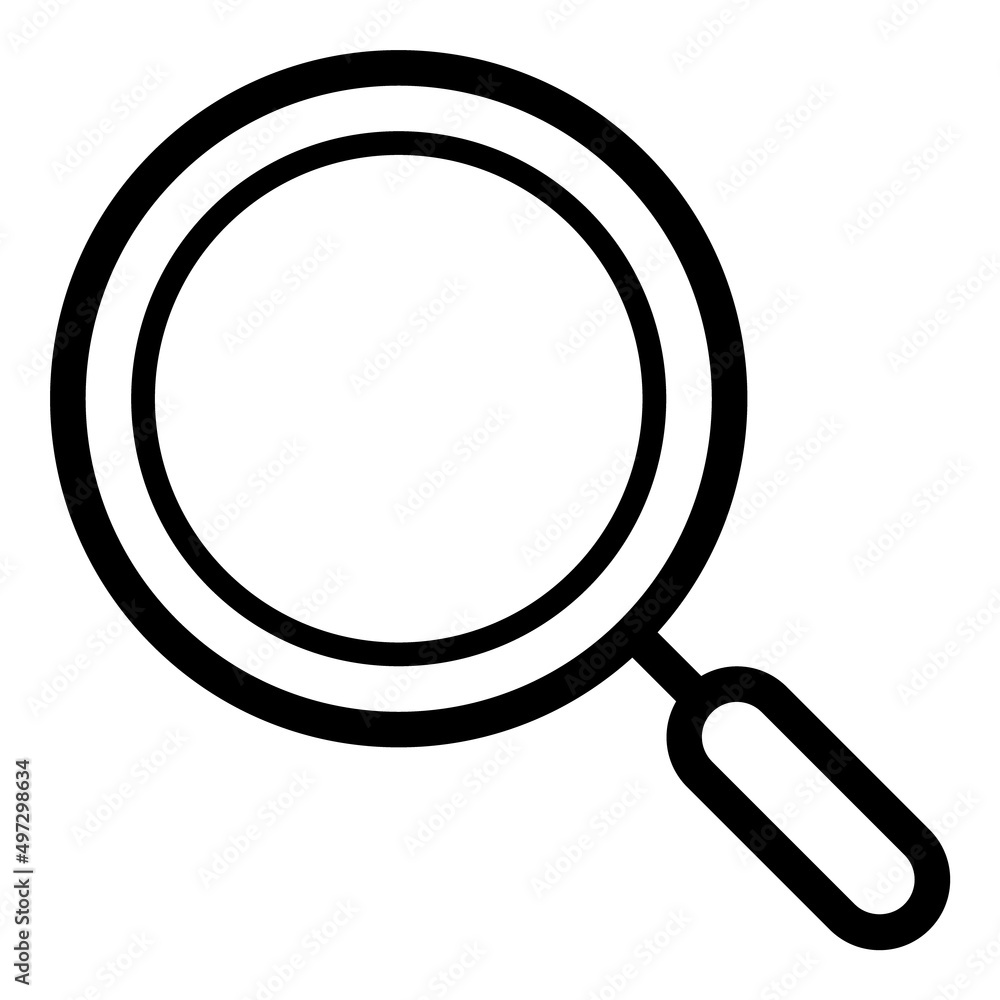 Magnify Flat Icon Isolated On White Background Magnify Flat Icon Isolated On White Background