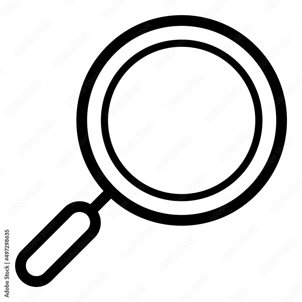 Magnify Flat Icon Isolated On White Background Magnify Flat Icon Isolated On White Background