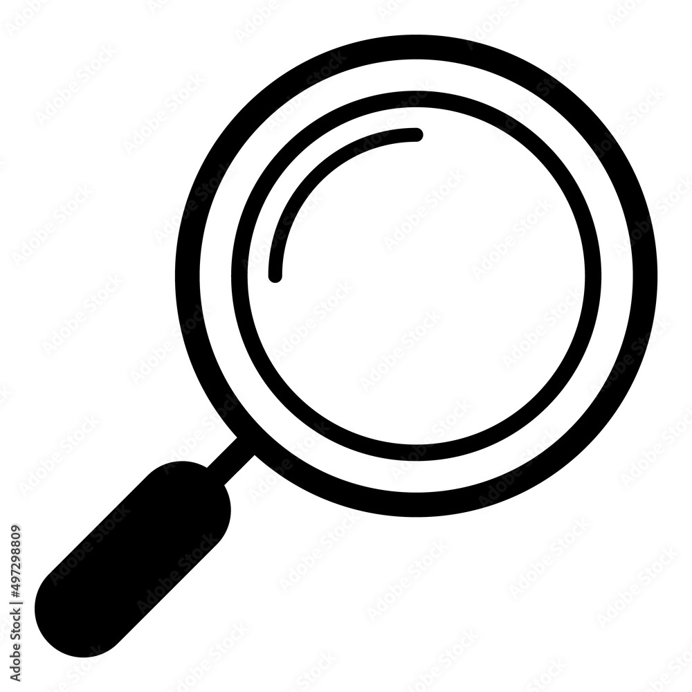 Magnify Flat Icon Isolated On White Background Magnify Flat Icon Isolated On White Background