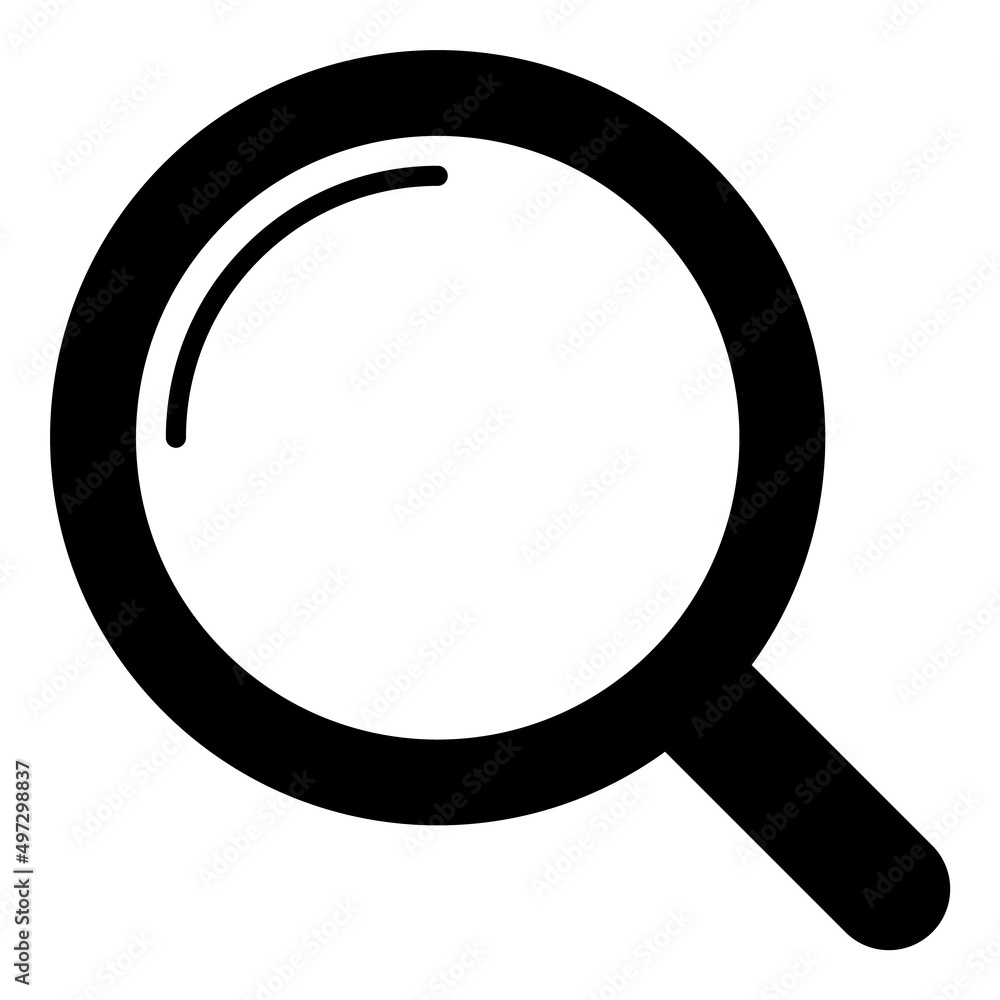 Magnify Flat Icon Isolated On White Background Magnify Flat Icon Isolated On White Background