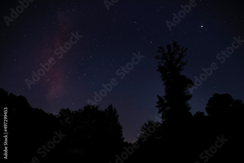 Still night full of stars near Raeford North Carolina