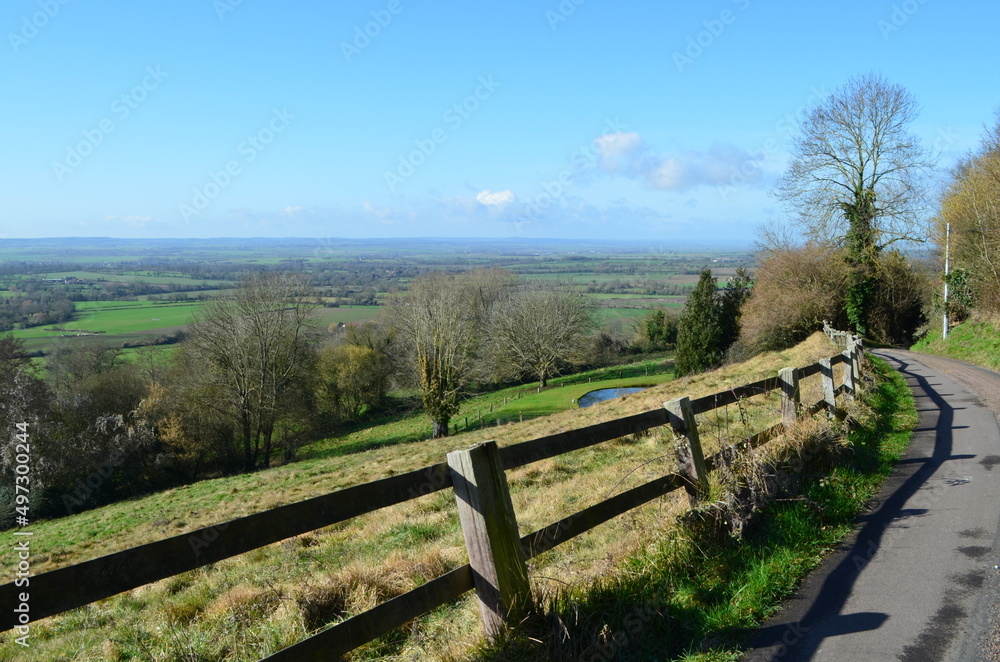 Paysage du Montormel (Orne - Normandie - France)