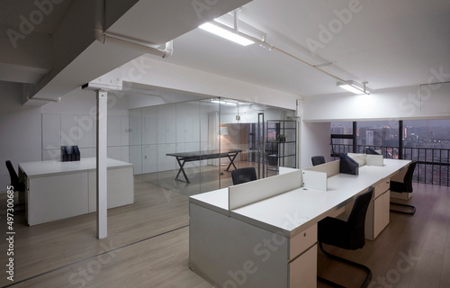 Simple modern Chinese office interior