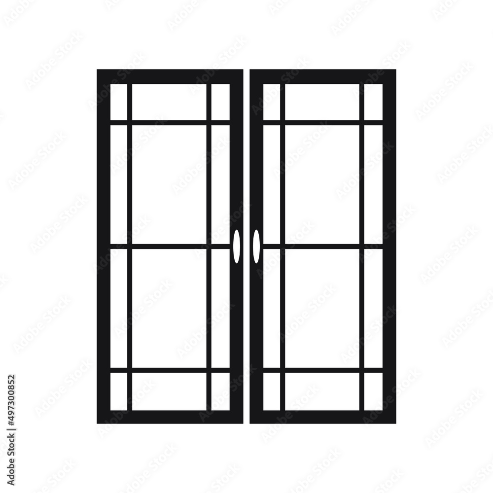 Door vector icon set. entry illustration sign collection. room symbol. exit logo. Door vector icon set. entry illustration sign collection. room symbol. exit logo.