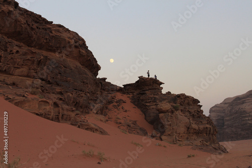 luna nel deserto