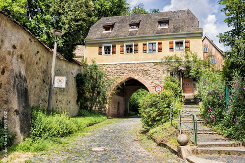 görlitz, deutschland - finstertor und scharfrichterhaus in der nikolaivorstadt photo