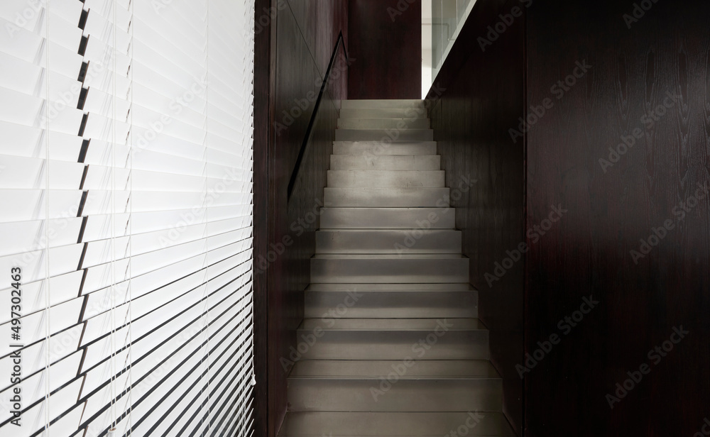 Modern and concise office interior stair area Modern and concise office interior stair area
