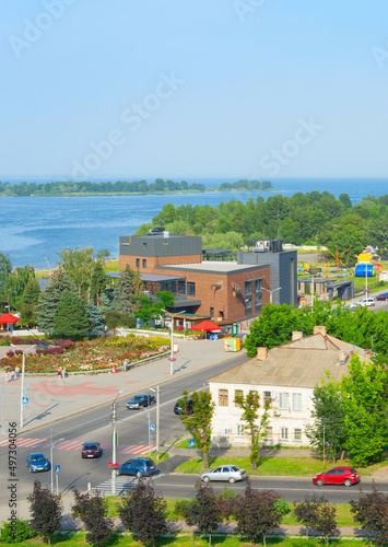 river modern apartment buil...