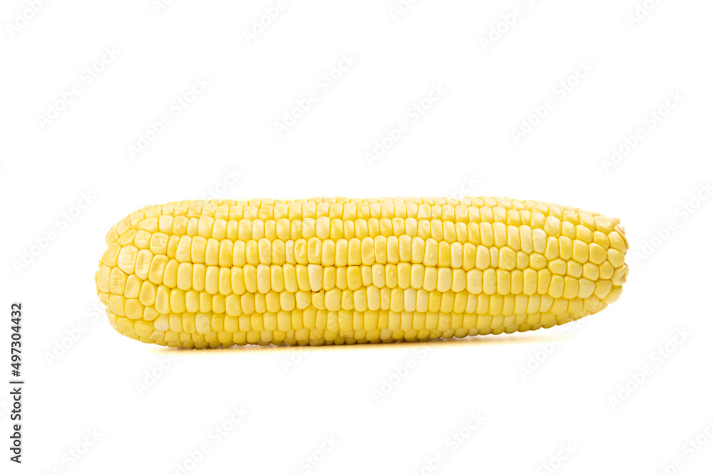 Fresh corn isolated on white background Fresh corn isolated on white background