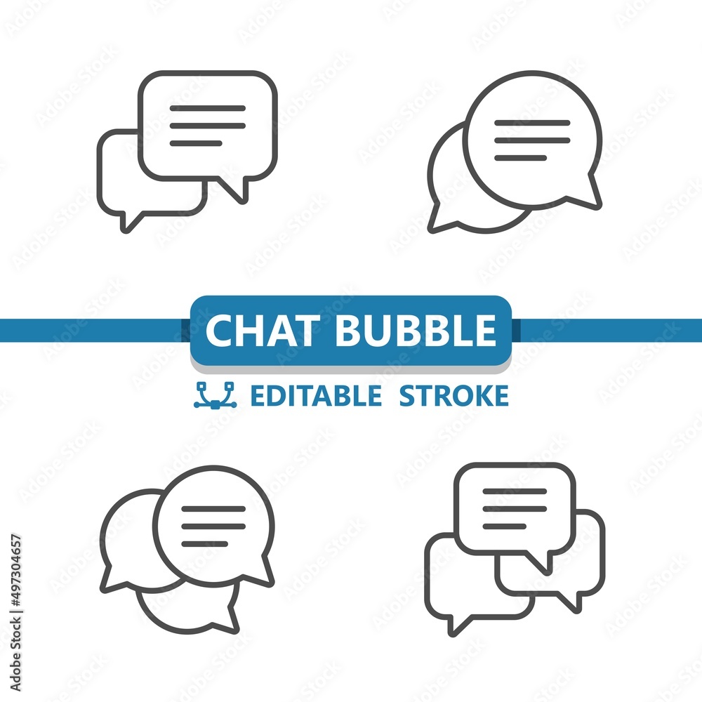 Chat Bubbles - Speech Bubbles - Chat Icons Chat Bubbles - Speech Bubbles - Chat Icons