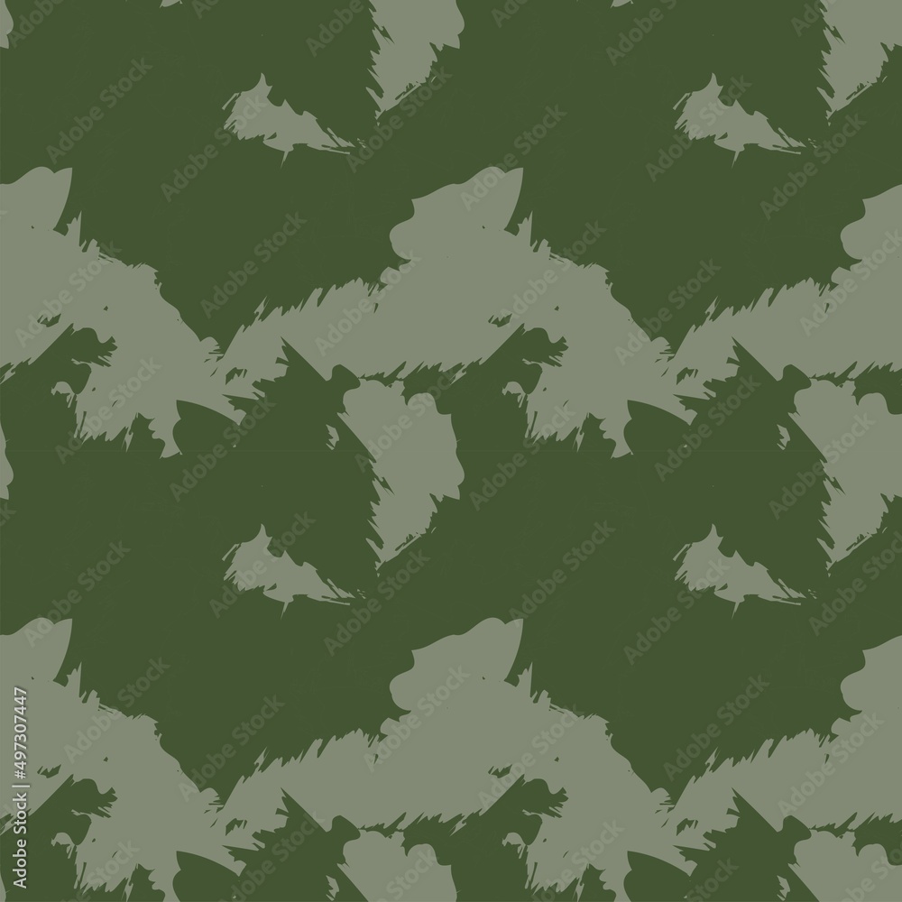 Abstract Brush Strokes Seamless Pattern Design