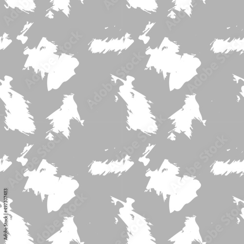 Abstract Brush Strokes Seamless Pattern Design