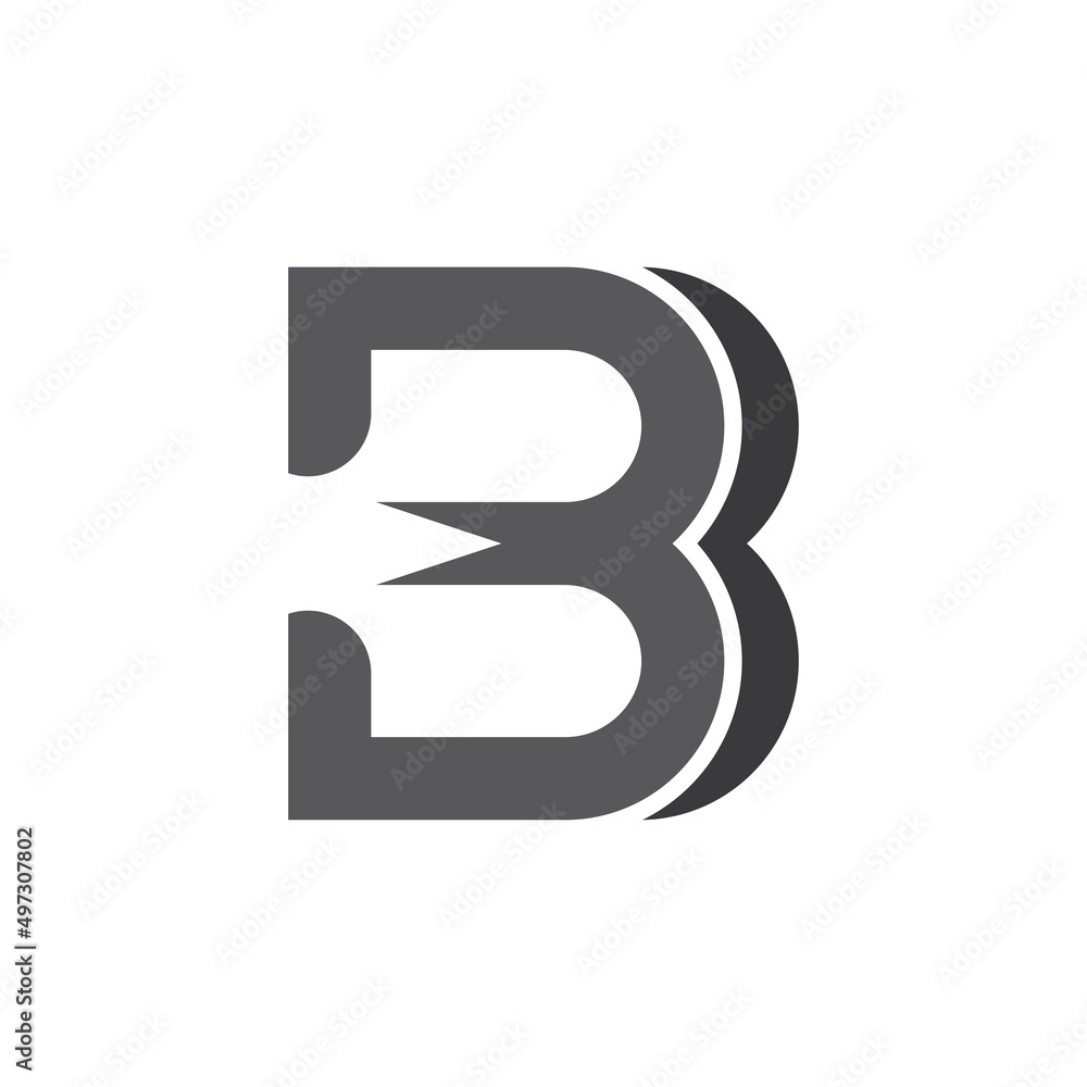 B Letter logo vector illustration B Letter logo vector illustration