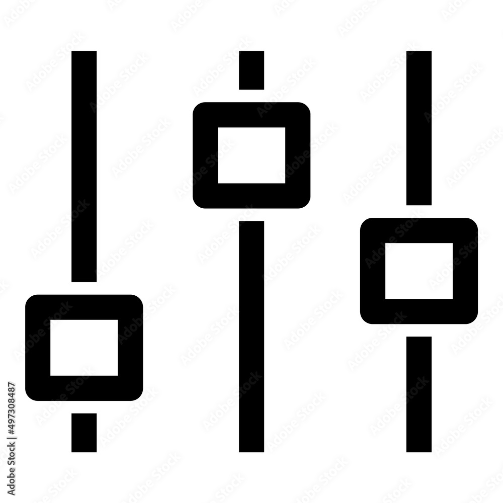 Options Flat Icon Isolated On White Background Options Flat Icon Isolated On White Background