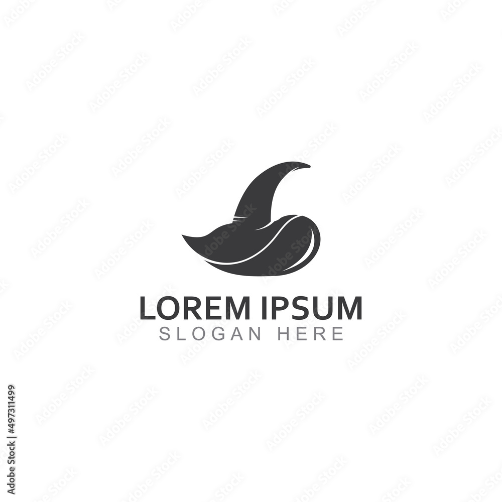 Wizard cap logo .By using vector design concept illustration template. Wizard cap logo .By using vector design concept illustration template.