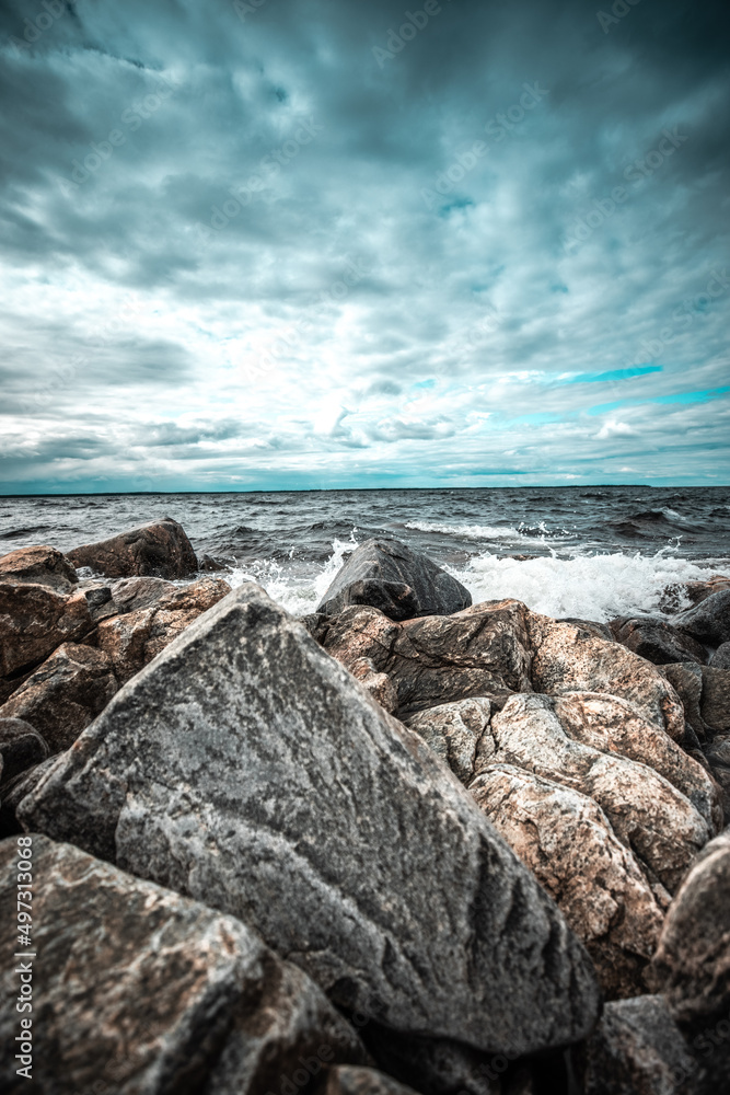 Rocky Shores in northern Sweden