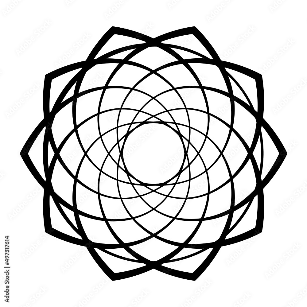 Naklejka premium The Crown Chakra