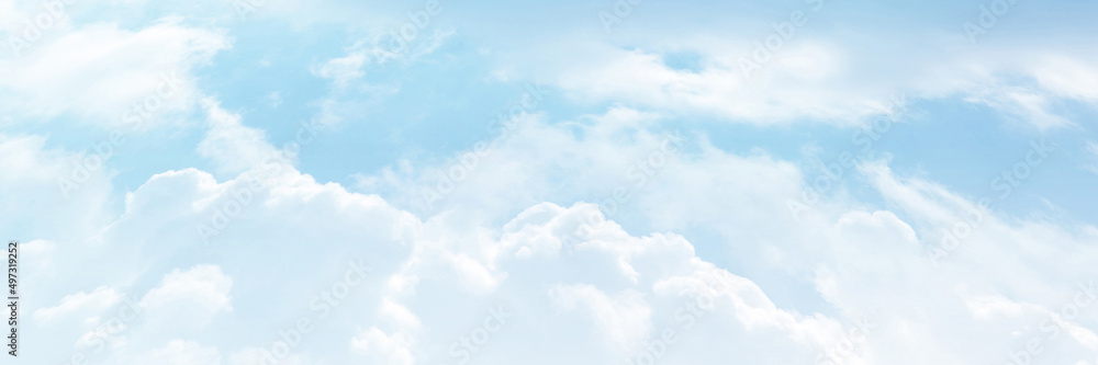 Blue sky with white cloud. The summer heaven is colorful clearing day Good weather and beautiful nature in the morning. Blue sky with white cloud. The summer heaven is colorful clearing day Good weather and beautiful nature in the morning.