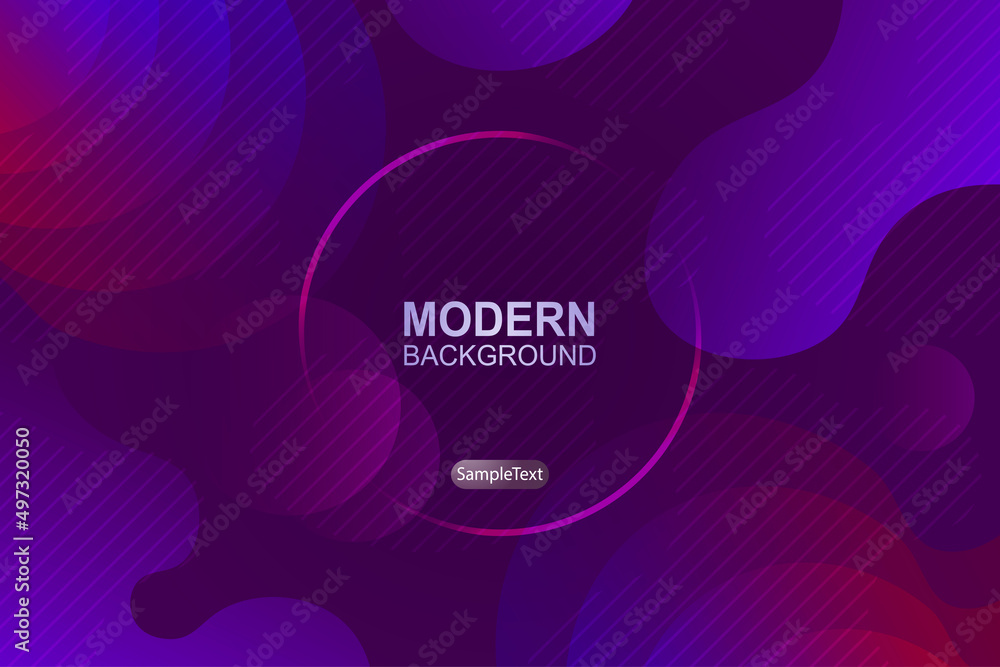 Blue and purple gradient illustration, oval abstract shapes Blue and purple gradient illustration, oval abstract shapes